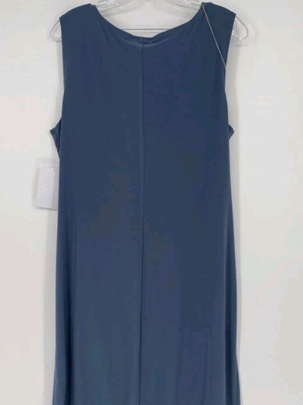 R&M Richards Blue Two-Piece Dress Set w/ Jacket 14- Petite' & Rem Necklace - Picture 9 of 15